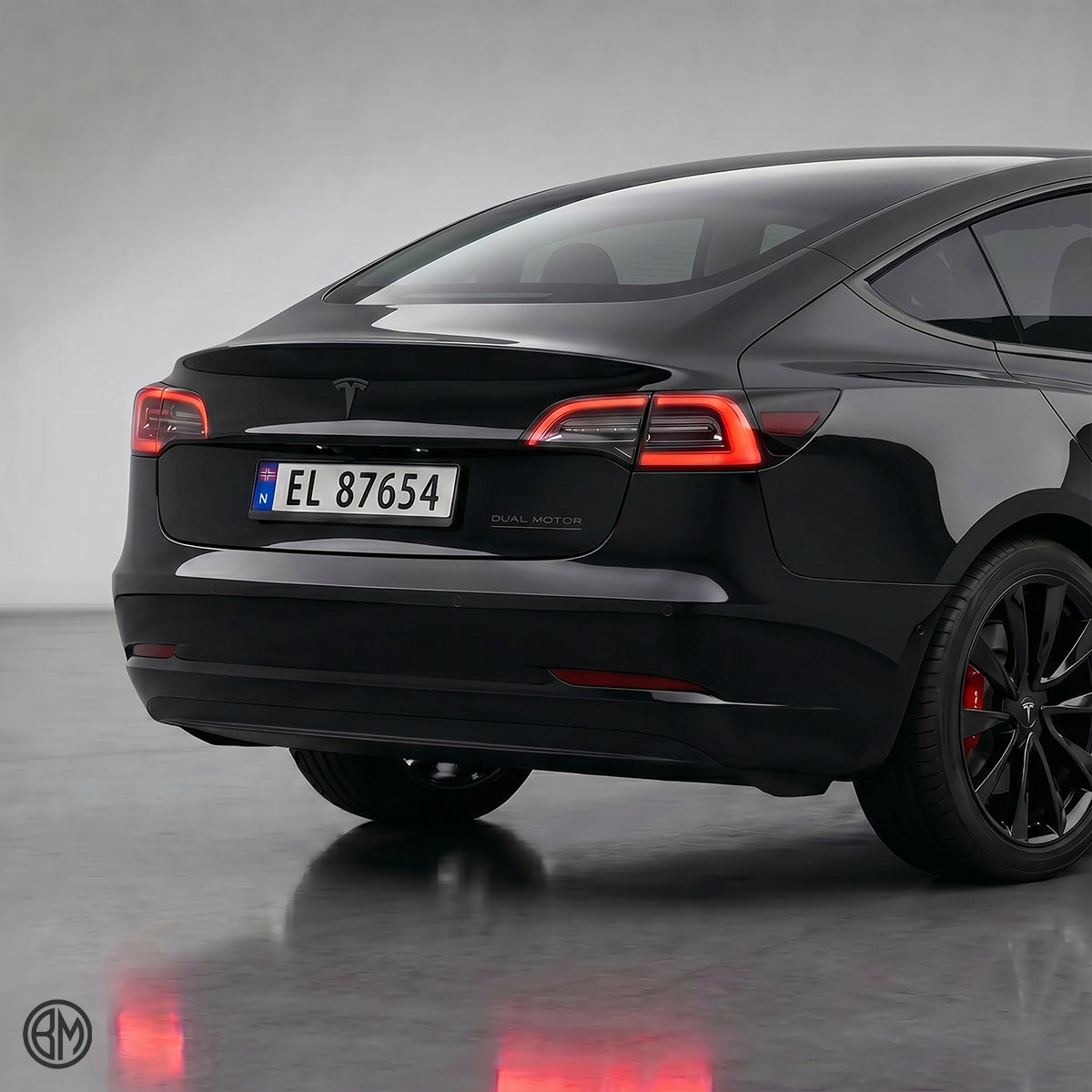 Tesla-emblemdeksel